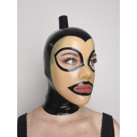 SKLADEM - Latexová kukla black-transparent s otvorem na culík (SA-RT02) SKLADEM - Latexová kukla black-transparent s otvorem na culík (SA-RT02)