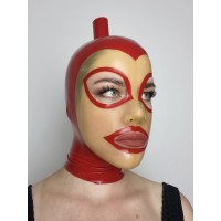 SKLADEM - Latexová kukla red-transparent s otvorem na culík (SA-RT01) SKLADEM - Latexová kukla red-transparent s otvorem na culík (SA-RT01)