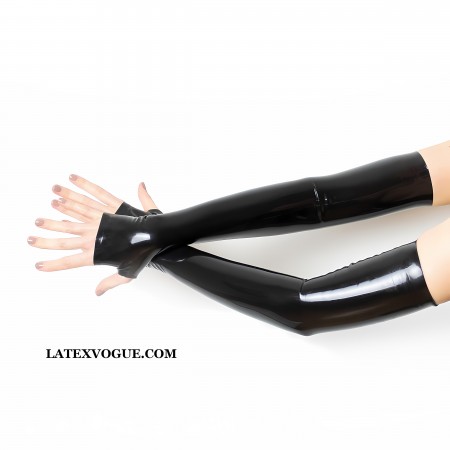 Latex long mittens / gloves