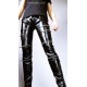 Latex trousers with zippers - RYAN