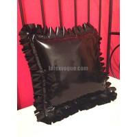 Latex frilly pillow