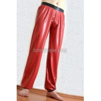 Latex jogging pants