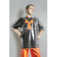 Loose latex HIPHOP T-shirt