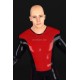 Latex double-color T-shirt with long sleeves - FEON