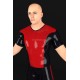 Latex double-color T-shirt with short sleeves - FEON