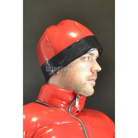 Winter warm latex cap